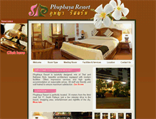 Tablet Screenshot of phuphayaresort.net